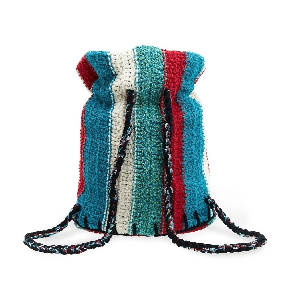Ader Error Casual Jelly Striped Bucket Backpack Multi Bag​​​​​​ - Picture 2 of 16